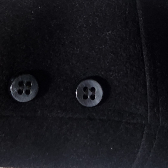 EUC Jones NY Wool Winter Coat Size 14W. Charcoal Grey.  Excellent Condition. - Picture 4 of 4